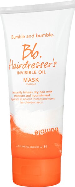0685428028685 - Hairdressers Invisible Oil Mask Feuchtigkeitsspendende Maske mit ernährender Wirkung für trockenes und zerbrechliches Haar 200 ml 0685428028685 - Hairdressers Invisible Oil Mask Feuchtigkeitsspendende Maske mit ernährender Wirkung für trockenes und zerbrechliches Haar 200 ml