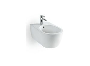 0685717172877 - Hochwertiges Wand-Hänge-Bidet CH2019V - Optional mit ZubehörInkl Siphon Ohne Ablaufgarnitur Ohne Armatur