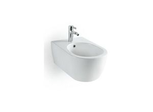 0685717172884 - Hochwertiges Wand-Hänge-Bidet CH2019V - Optional mit Zubehör Ohne Siphon Mit Ablaufgarnitur Ohne Armatur