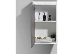 0685717176899 - - Seitenschrank Fiona - 50 x 288 x 88 cm - Beton-Optik   Eiche-Optik Beton-Optik Mit Seitenschrank Rechts & Links