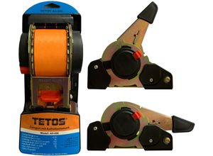 0686082502054 - qteck Ratschenzurrgurt mit Aufrollautomatik TETOS 25mm x 35m 1 Stück
