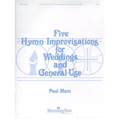 0688670108501 - 5 Hymn improvisations for weddings and general use