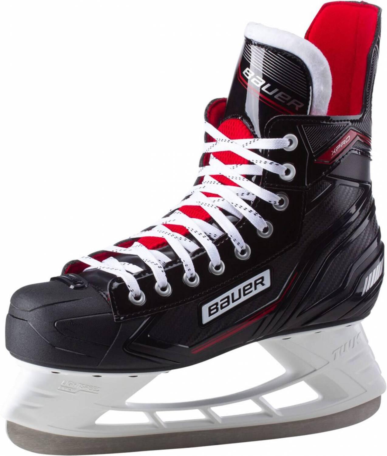 0688698359756 - X Pro Senior Schlittschuh (Größe 90 = 445 900 schwarz weiß rot)