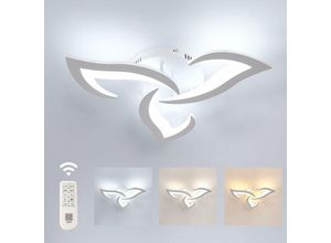 0690341869529 - Comely - LED-Deckenleuchte dimmbare Moderne 35W 3937LM Acryl 3000K-6500K Fernbedienungsbeleuchtung Deckenleuchte für dia 58 cm Wohnzimmer (weiß) 0690341869529 - Comely - LED-Deckenleuchte dimmbare Moderne 35W 3937LM Acryl 3000K-6500K Fernbedienungsbeleuchtung Deckenleuchte für dia 58 cm Wohnzimmer (weiß)