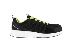 0690774497917 - Halbschuh Fusion Flexweave Work S1P schwarz grün weiß Größe 39 - Reebok