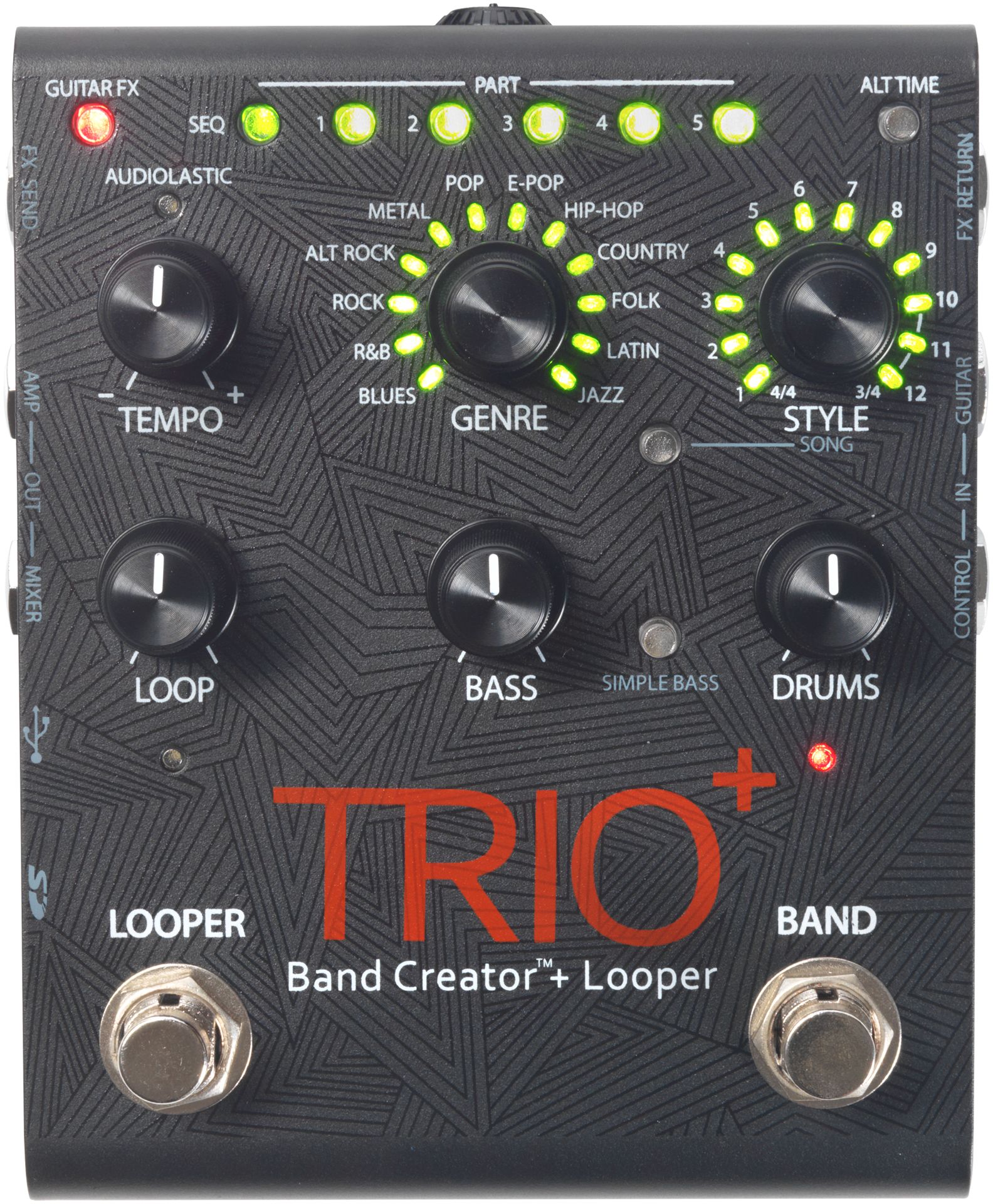 0691991001802 - Digitech - TRIO+ Band Creator Looper