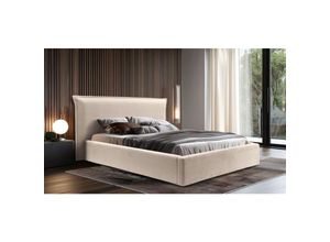 0695102266579 - Fun Moebel - Polsterbett Doppelbett Bett amada 160x200cm in Stoff Pop Beige