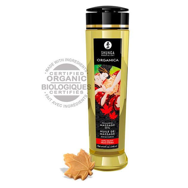 0697309013208 - SHUNGA - BIO MASSAGEÖL AHORN DELIGHT 240 ML