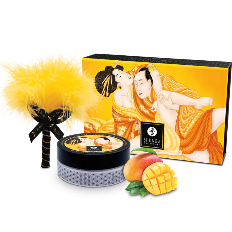 0697309031035 - SHUNGA - ESSBARES MASSAGEPULVER-SET MANGO