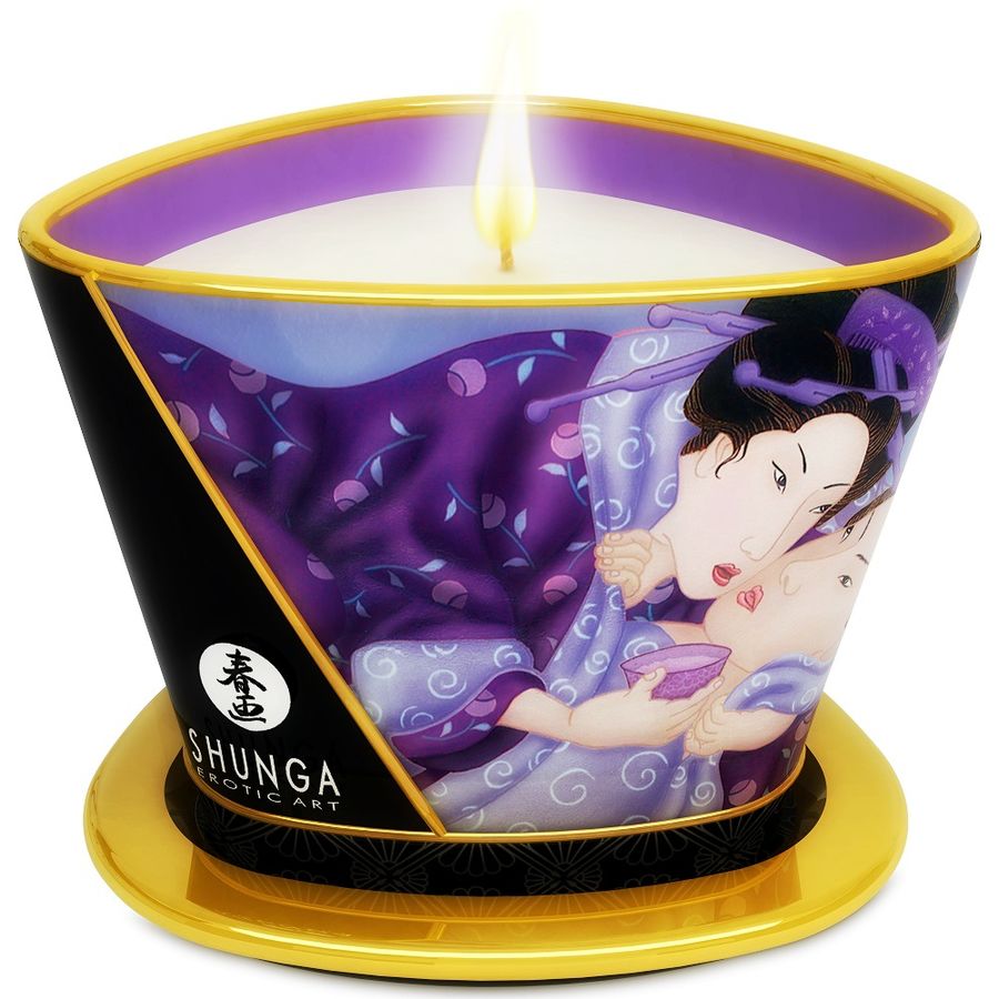 0697309045025 - SHUNGA - MINI CARESS BY CANDELIGHT EXOTISCHE FRÜCHTE MASSAGEKERZE 170 ML