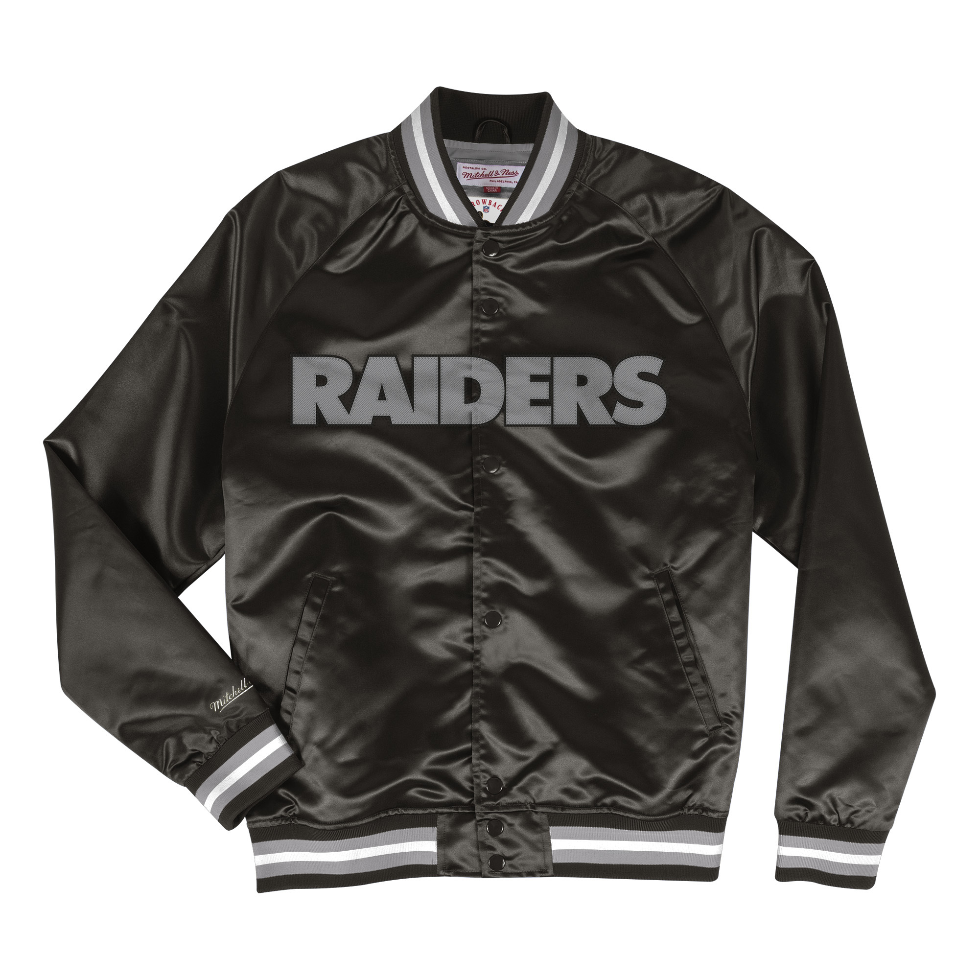 0697589109790 - Leichte Jacke aus Satin Oakland Raiders