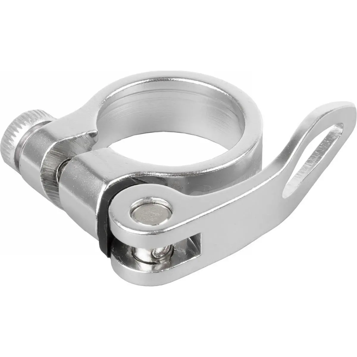 0698238544849 - Aluminium Sattelstützenklemme 318 mm Silber mit Schnellverschluss