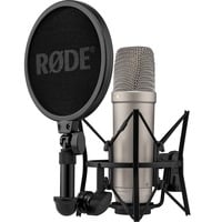 0698813010523 - RODE Microphones NT1 5th Generation Silver Stand Gesangs-Mikrofon Übertragungsart (Details)Kabelgebunden inkl Spinne inkl Kabel inkl Tasche