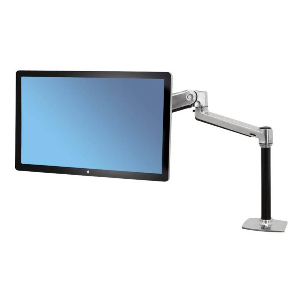 0698833033984 - ergotron Monitor-Halterung LX Sitz-Steh-Tischmontage-LCD-Arm 45-360-026 silber für 1 Monitor Tischbohrung