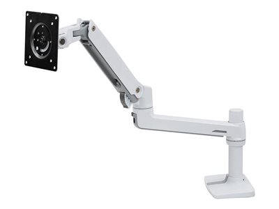 0698833081640 - LX - Befestigungskit (Gelenkarm Stange Basis Verlängerung flache C-Tischklemme) - Patentierte Constant Force Technologie - für LCD-Display - weiß - Bildschirmgröße bis zu 864 cm (bis zu 34 Zoll)