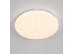 0699749227511 - 24W led Deckenleuchte Rund Sterneneffekt Moderne led Deckenlampe für Küche Schlafzimmer Kinderzimmer Flur Badezimmer - Neutralweiß 4000K - Comely