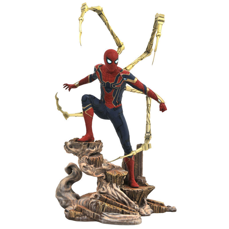 0699788828618 - Figurine Marvel Avengers Infinity War Iron Spiderman Diorama