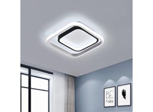 0699900324264 - LED Ceiling Light Square Ceiling Lights 33 W 3300 LM Modern Ceiling Light 6000 K Cool White Light Chandelier Made of Acrylic and Metal for