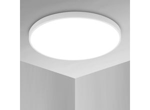 0699901097174 - Led Deckenleuchte 27cm led Deckenleuchte 24W 6500K Deckenlampe IP54 led Badezimmerlampe für Schlafzimmer Küche - Comely