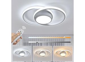 0699905523709 - Moderne LED-Deckenleuchte für Wohnzimmer Deckenleuchte für Küche Runde Deckenlampe für Schlafzimmer und Wohnzimmer Durchmesser 40 cm - 40W - Weiß