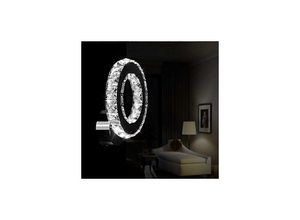 0699905878281 - Aiskdan - led K9 Crystal Applique murale 16 w Applique murale Lampe de mur pour Salon Chambre à coucher Couloir Lumière blanche froide