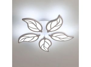 0699908512335 - Moderne LED-Deckenleuchte 55W Acrylweiß für Schlafzimmer Esszimmer 6500K Kaltweiß - Aiskdan