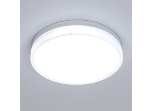 0699912129444 - COMELY 36W 4050LM LED-Deckenlampe rund kaltweiß 6500K dünnes Deckenlicht für Bad Küche Schlafzimmer