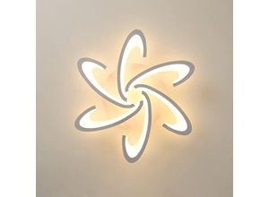 0699914803984 - Delaveek - 54W Deckenleuchte Moderne dimmbare LED-Deckenleuchte mit FernbedienungModerne Petal-Deckenleuchte für Wohnzimmer Schlafzimmer Küche