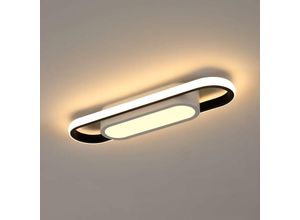 0699916293523 - Moderne LED-Deckenleuchte 24 w 3000 lm 3000 k rechteckige Deckenleuchte warmweißes Licht Acryl-Deckenleuchte für Wohnzimmer Schlafzimmer