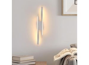 0699918235453 - Comely - LED-Innenwandleuchte 16 w 1800 lm weiße moderne Wandleuchte für Schlafzimmer Wohnzimmer Esszimmer Flur Treppenhaus Warmweiß 3000 k