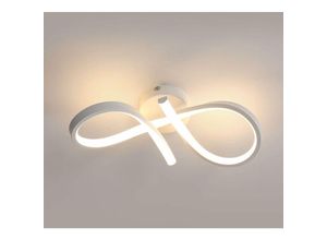 0699919265664 - Goeco - led Deckenleuchte Modernes Warmweiß 3000K Deckenlampe Für Wohnzimmer Schlafzimmer Esszimmer Büro Weiß