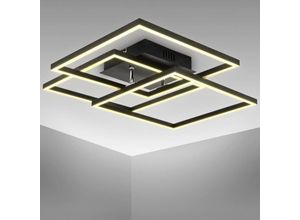 0699920635050 - Comely - Moderne LED-Plafonnierplatte 48 w für den Salon Cadre led Finition noire