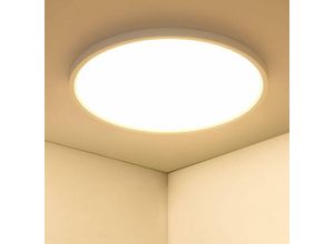 0699921555814 - 36W LED-Deckenleuchte IP44 40 cm moderne ultradünne Wohnzimmer-Deckenleuchte runde Deckenleuchte 3240 lm 3000 k warmes Licht für Badezimmer