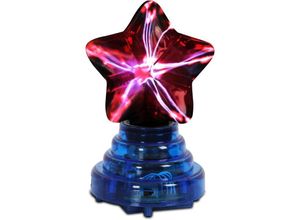 0699921981392 - Plasma Ball 4 Pentagramm mit rotem Licht USB-betriebene ionische Kugellampe Touch- und Klangaktivierungsmodi - Comely