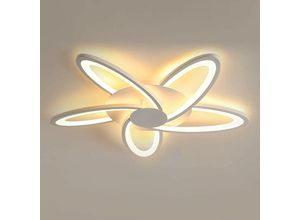 0699923368405 - Moderne LED-Deckenlampe mit Blumenmuster 30W 3280LM Acryl-Deckenlampe Warmes Licht 3000K Ideal für Wohnzimmer Schlafzimmer Küche Flur - Comely