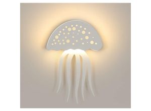 0699928865084 - Goeco - Moderne Wandleuchte 9 w LED-Innenwandleuchte Quallen-Wandlampe kreatives Design für Schlafzimmer Nachttisch Treppen (3000 k warmweiß)