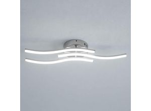 0699929454317 - Delaveek - led Deckenleuchte Modernes Design Kaltweiß 6000K Wellenform Deckenlampe Für Wohnzimmer Schlafzimmer Esszimmer Büro