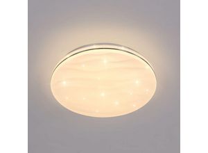 0699932109785 - Goeco - LED-Deckenlampe 24W Modern Warmweiß 3000K Rund Ø33CM Deckenlampe Für Wohnzimmer Schlafzimmer Esszimmer Büro