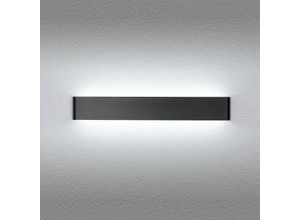 0699932893813 - Delaveek - Moderne und schlichte LED-Wandlampe aus Aluminium (schwarz 61 cm Licht nach oben und unten kaltes Weiß 18W 220V)