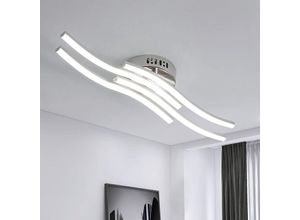 0699932957638 - Goeco - led Deckenleuchte Modernes Design Wellenform Deckenlampe Kaltweiß 6000K Für Wohnzimmer Schlafzimmer Esszimmer Büro