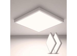 0699935173165 - 2 Stück moderne LED-Deckenleuchten ultradünn 24W neutralweiß (4000K) quadratisch (30x30cm) wasserdicht IP54 für Badezimmer Schlafzimmer