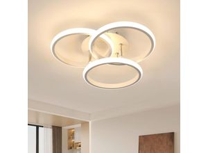 0699935589898 - Comely - Moderne led Deckenleuchte 40W 4500LM Rund LED-Deckenleuchte aus Aluminium Innenraum-Deckenleuchte für Schlafzimmer Wohnzimmer Küche