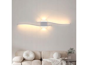 0699940251797 - Comely - Moderne 3000k led lineare weiße Wandleuchte für Wohnzimmer 3100lm