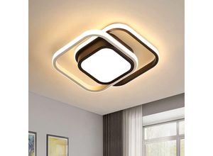 0699940537723 - LED-Deckenleuchte 32 w vereinfachte LED-Deckenleuchte moderne quadratische LED-Deckenleuchte für Schlafzimmer Wohnzimmer Esszimmer Flur 3000 k