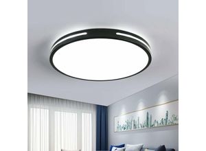 0699942947469 - LED Deckenleuchte rund Moderne Deckenleuchte Ø30CM schwarz 6500K LED Deckenleuchte für Wohnzimmer Balkon Flur Schlafzimmer [Energieeffizienzklasse 0699942947469 - LED Deckenleuchte rund Moderne Deckenleuchte Ø30CM schwarz 6500K LED Deckenleuchte für Wohnzimmer Balkon Flur Schlafzimmer [Energieeffizienzklasse