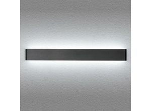 0699944489783 - Delaveek - Moderne und schlichte LED-Wandlampe aus Aluminium (schwarz 91 cm Licht nach oben und unten kaltes Weiß 30W 220V)