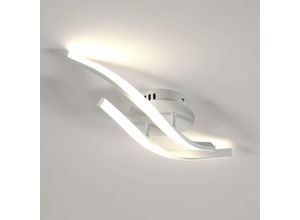 0699947202921 - Delaveek - Moderne LED-Deckenleuchte in neutralem Weiß (4000K) 13W lineare Form Deckenlampe für Wohnzimmer Schlafzimmer Esszimmer Büro in Weiß