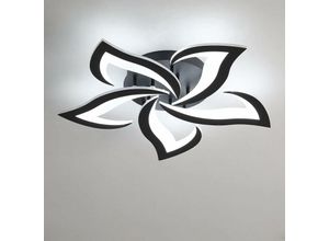 0699947351001 - Delaveek - led Deckenleuchte für Wohnzimmer kreatives Blütenblatt-Design 60W kaltes weißes Licht 6000K Acryl-Decklampe geeignet für Wohnzimmer