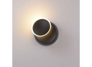0699951387591 - Goeco - led Wandleuchte Moderne 2 Kreise Wandlampe Warmweiß 3000K 7W Für Schlafzimmer Wohnzimmer Flur Diele Schwarz 0699951387591 - Goeco - led Wandleuchte Moderne 2 Kreise Wandlampe Warmweiß 3000K 7W Für Schlafzimmer Wohnzimmer Flur Diele Schwarz