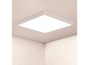 0699953734034 - Moderne LED-Deckenleuchte ultraflach 36W neutralweiß (4000K) quadratisch (30x30cm) wasserdicht IP54 für Badezimmer Schlafzimmer Wohnzimmer